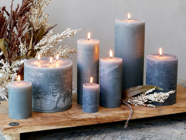 Stone Rustic Pillar Candle