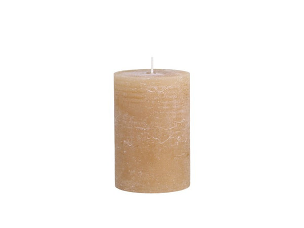 Honey Rustic Pillar Candle