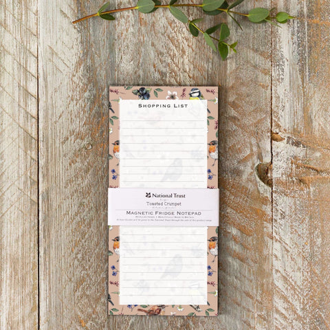Toasted Crumpet Garden Birds Magnetic Shopping List