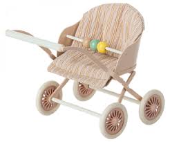 Maileg Baby Stroller - Rose