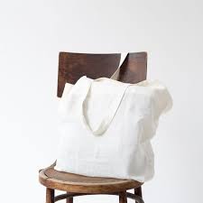 BC White Linen Bag main image 0