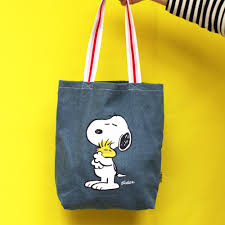 Peanuts 'Love' Stonewash Tote Bag