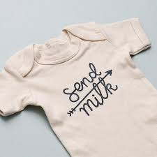 Send Milk - Baby Bodysuit 0-3 months