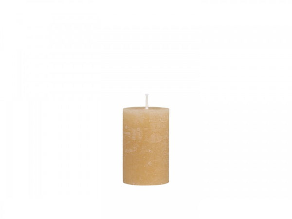 Honey Rustic Pillar Candle
