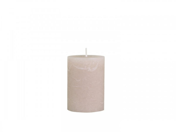 Vintage Rose Rustic Pillar Candle
