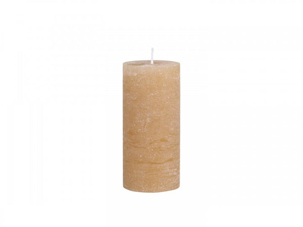 Honey Rustic Pillar Candle
