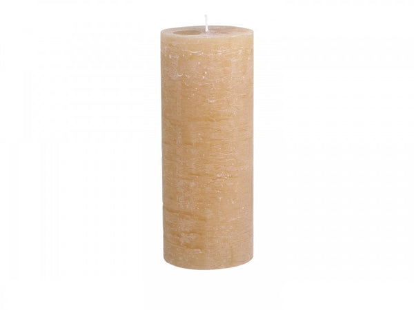 Honey Rustic Pillar Candle