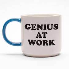 Peanuts Genius At Work Mug