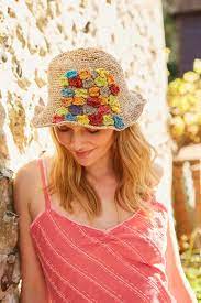 Pachamama Applique Flower Hat