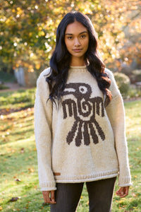 Pachamama Bird Ladies Sweater