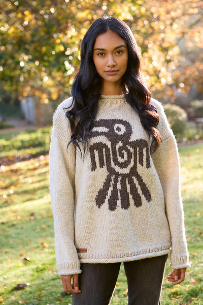 Pachamama Bird Ladies Sweater