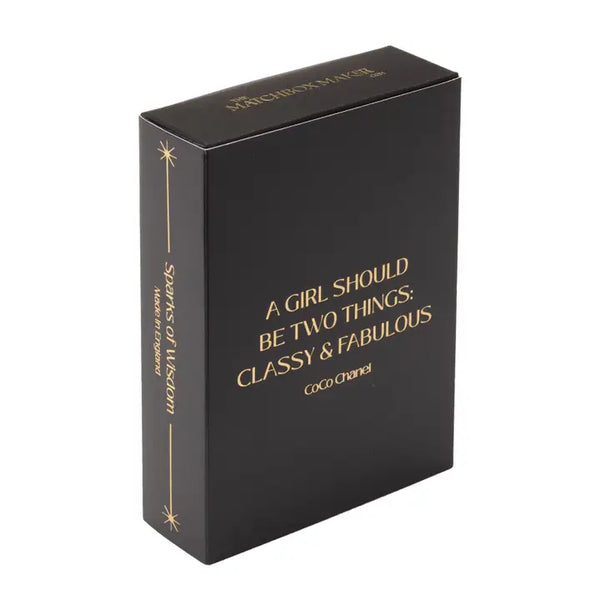 Luxury Matchbox - A Girl Should Be Two Things