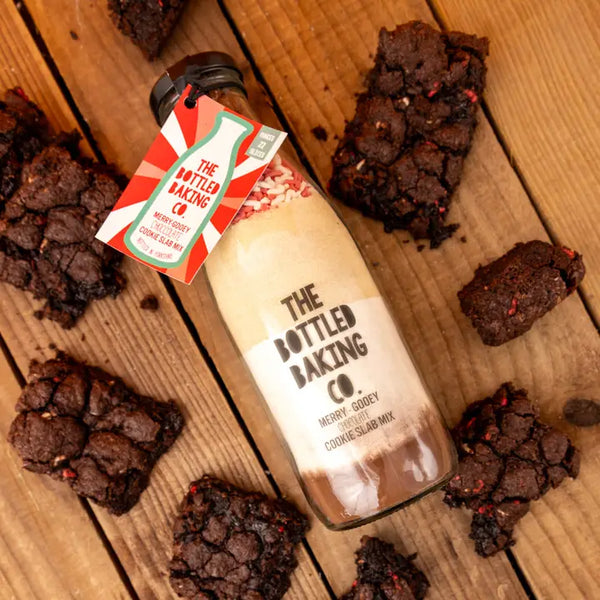 Merry Gooey Chocolate Cookie Slab Mix In A Bottle
