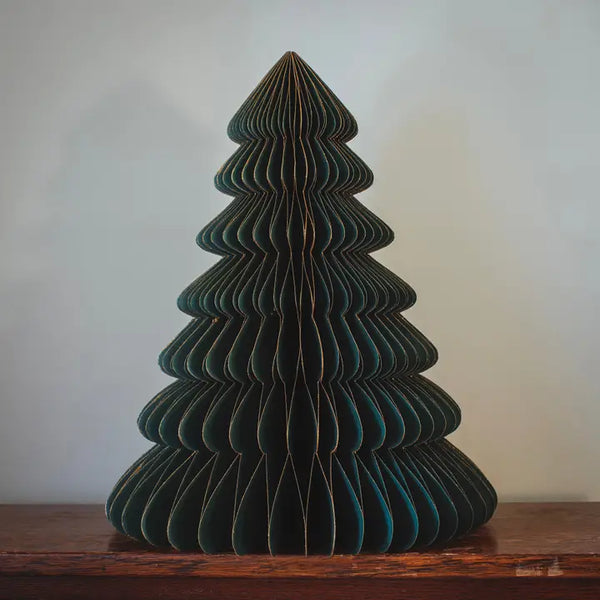 Green Paper Honeycomb Trees 45cm