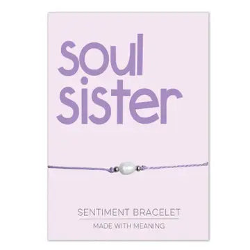Sentiment Bracelet - Soul Sister