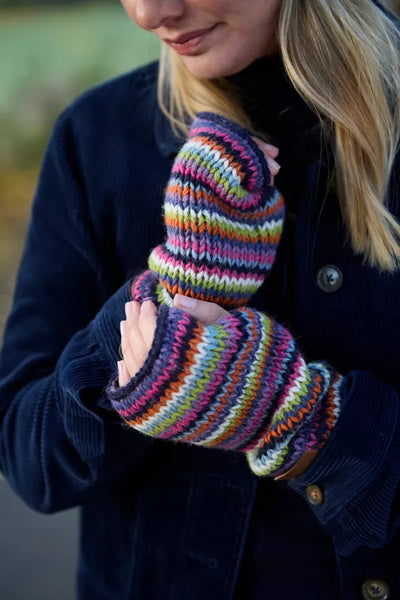 Pachamama Denver Stripe Handwarmers
