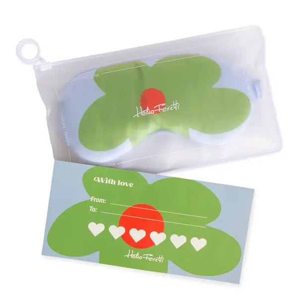Helio Ferretti Flower Eye Mask - Green