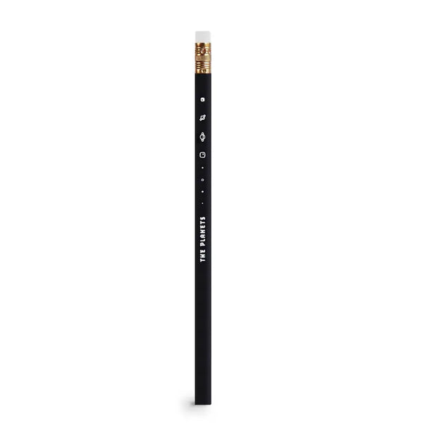 The Planets Foil Printed Pencils - Box of 3