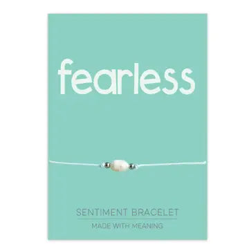 Sentiment Bracelet - Fearless