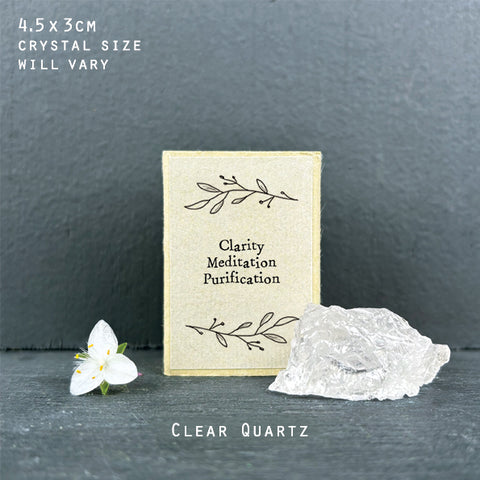 Crystal Matchbox - Clear Quartz