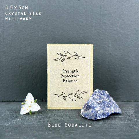 Crystal Matchbox - Blue Sodalite