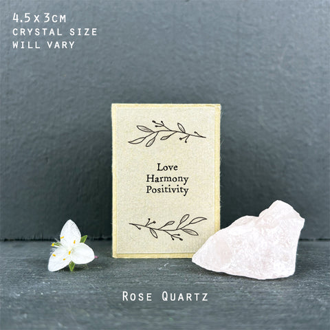 Crystal Matchbox - Rose Quartz