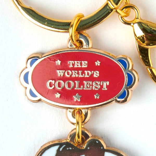 Peanuts Worlds Best Keyring - Coolest