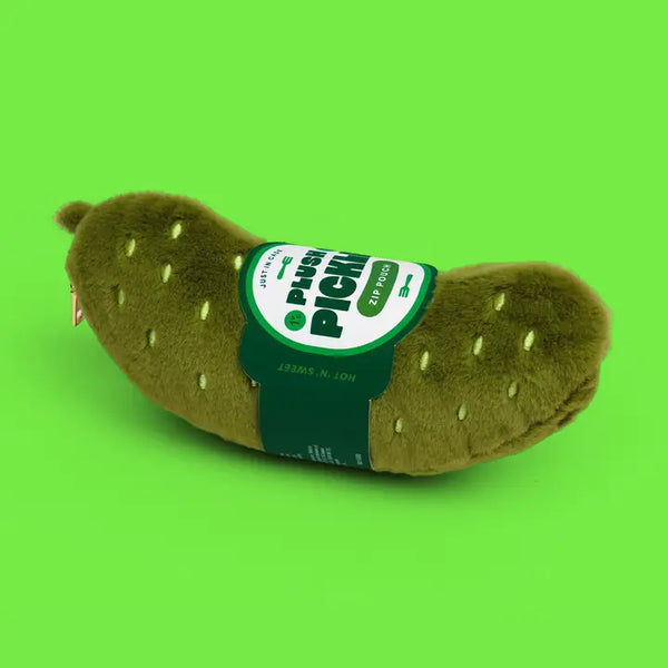 Plush Zip Pouch - Pickle