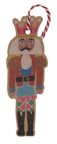 6 Christmas Luxury Gift Tags - Nutcracker