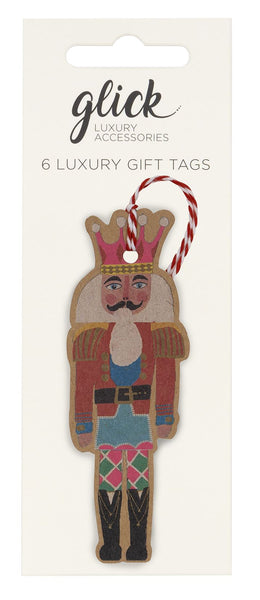 6 Christmas Luxury Gift Tags - Nutcracker