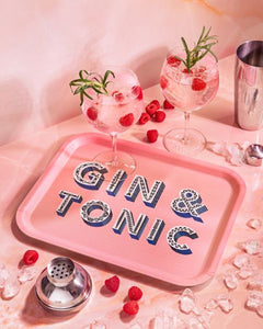 Asta Barrington Gin & Tonic Tray - Pink