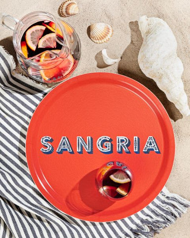 Asta Barrington Sangria Tray - Coral