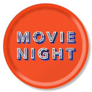 Asta Barrington Movie Night Tray - Orange