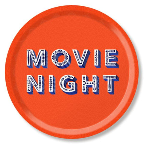 Asta Barrington Movie Night Tray - Orange