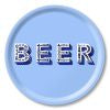 Asta Barrington Beer Tray - Blue