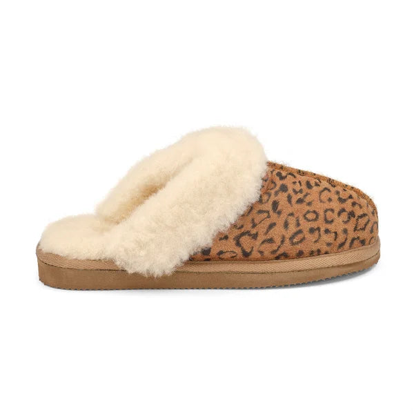 Shepherd of Sweden Jessica Slipper - Chestnut Leopard