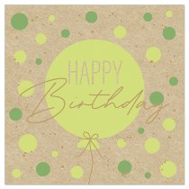 Artebene Organics Happy Birthday Napkins