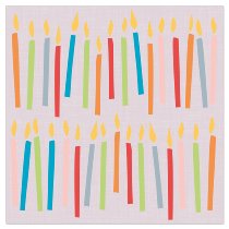 Artebene Birthday Candle Napkins