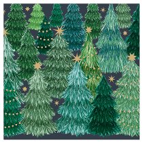 Green Fir Trees Christmas Napkins