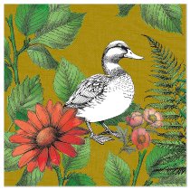 Green Duck Napkins