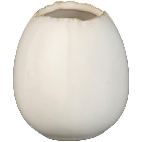 Ivory Egg Shaped Bud Vase