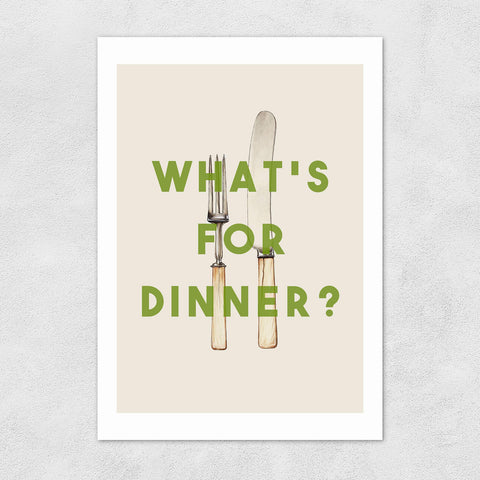 What's For Dinner? - A3 Print