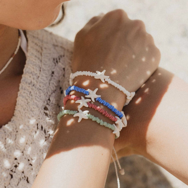 Tidepool Starfish Beaded Bracelet