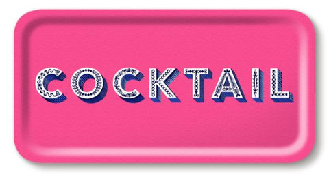 Asta Barrington Cocktail Tray - Bright Pink