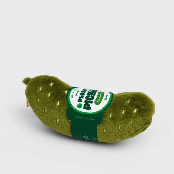 Plush Zip Pouch - Pickle