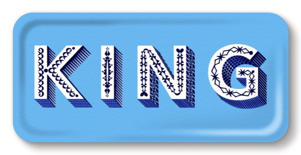 Asta Barrington King Tray - Blue
