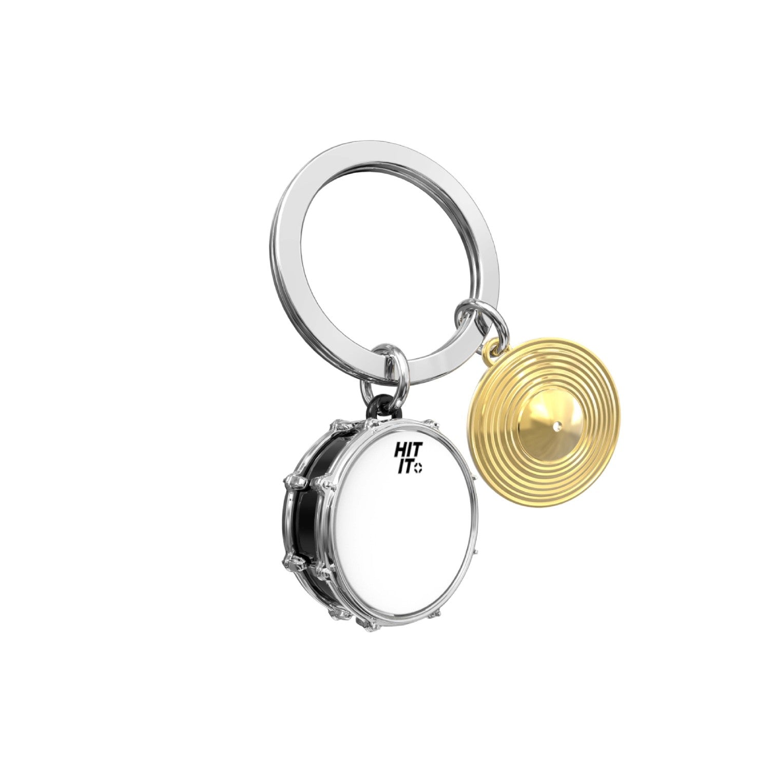 Metalmorphose Keyring - Drum & Cymbal