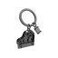 Metalmorphose Keyring - Black & White Piano & Stool