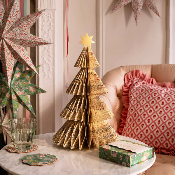Meri Meri X Liberty Paper Honeycomb Trees