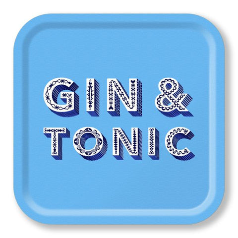 Asta Barrington Gin & Tonic Tray - Sky Blue